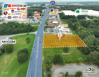 Duncan, SC Commercial Land - 1721 East Main St