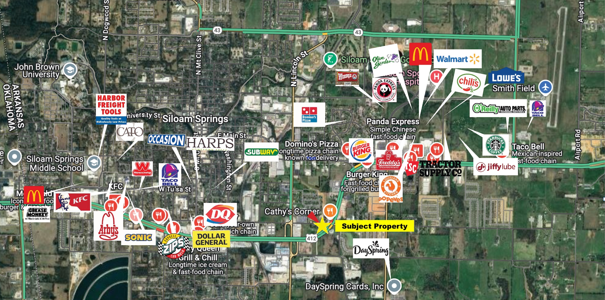 Highway 412 Hwy, Siloam Springs, AR for Sale
