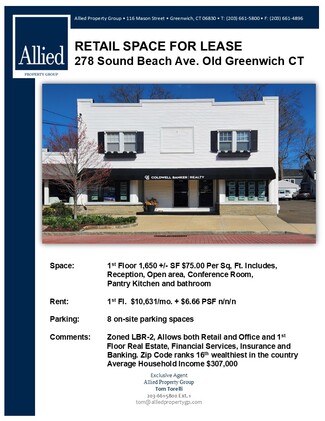 Old Greenwich, CT Retail - 272-278 Sound Beach Ave