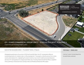 Pleasant View, UT Commercial Land - 615 W Fox Meadow Dr Pleasant View, UT Commercial Land - 615 W Fox Meadow Dr