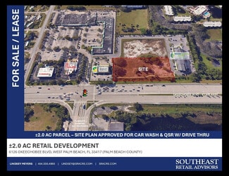 West Palm Beach, FL Commercial Land - 6350 Okeechobee Blvd