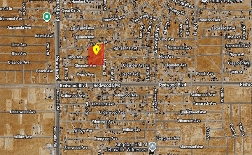 123456 Medio and Oleander, California City, CA for Sale