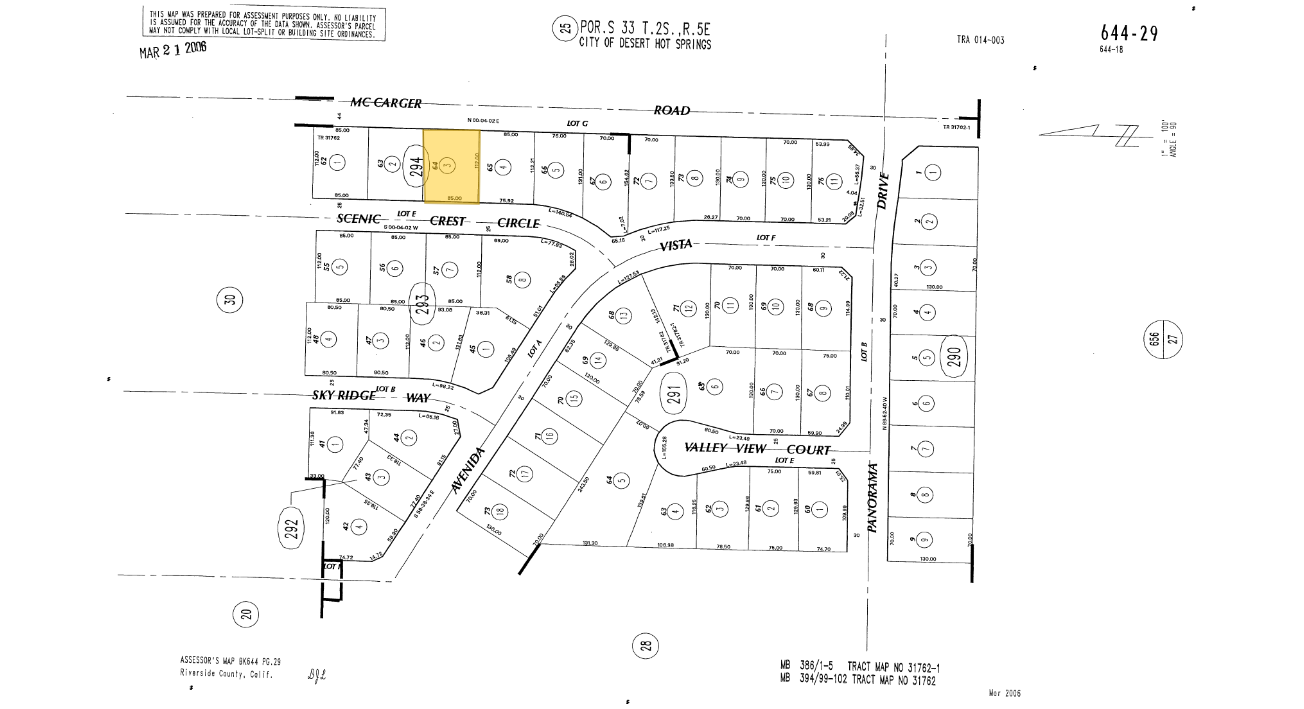 13816 Scenic Crest Way, Desert Hot Springs, CA for Sale