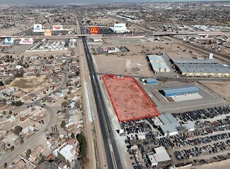 El Paso, TX Commercial Land - 9663 Alameda Ave