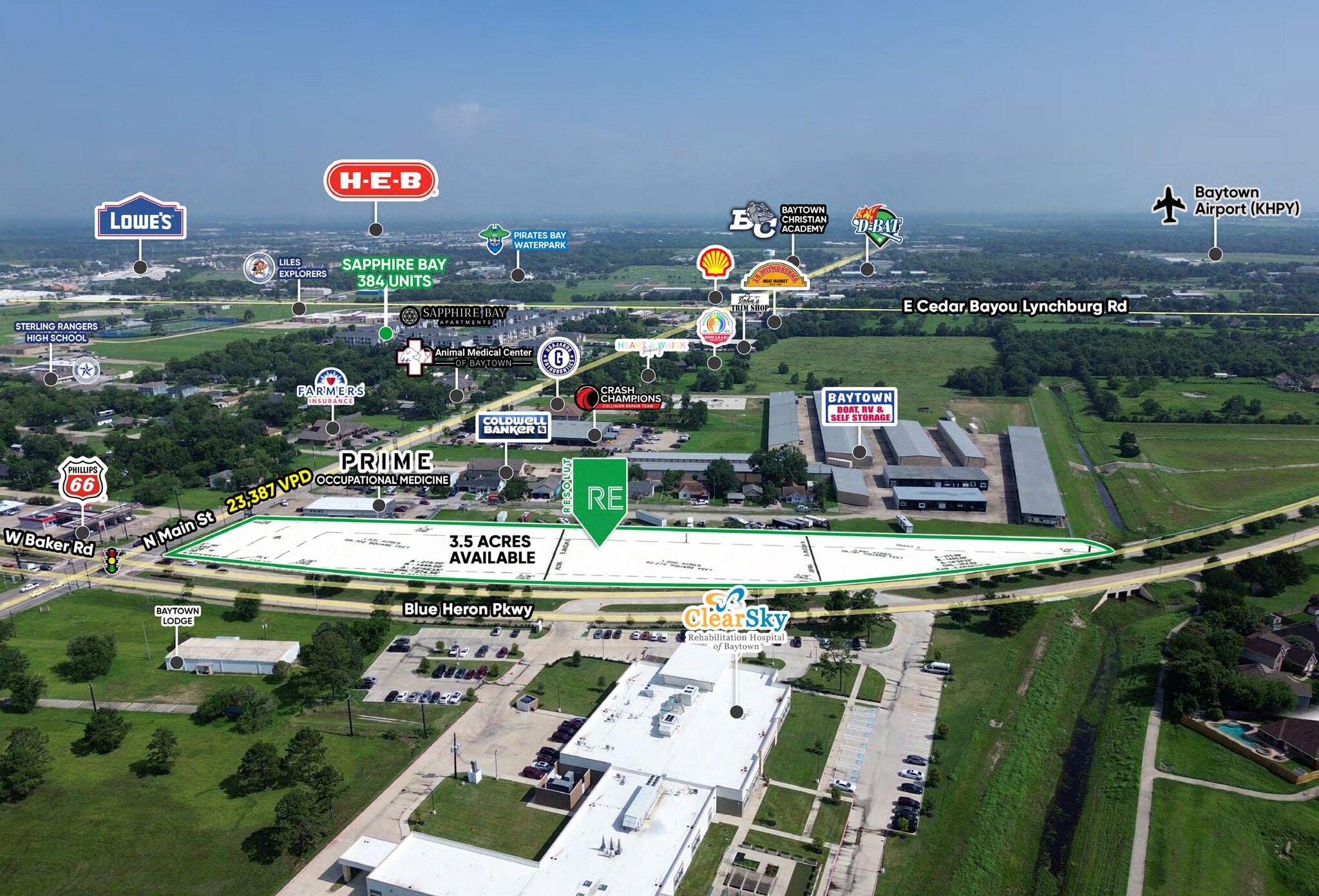 N. Main St, Baytown, TX for Sale