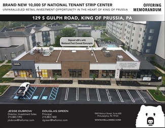 King Of Prussia, PA Retail - 129 Gulph rd