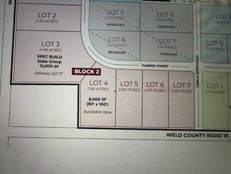 Keenesburg, CO Commercial Land - 704 Juniper Street
