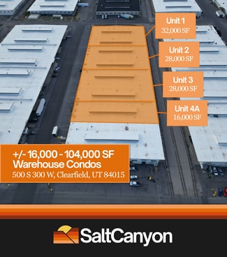 Clearfield, UT Industrial - 1500 S 300 W Clearfield, UT Industrial - 1500 S 300 W