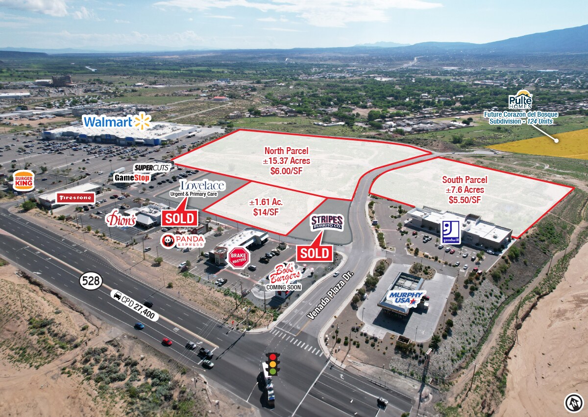 Highway 528 & Venada Plaza Dr @ Venada Plaza Dr., Bernalillo, NM for Sale