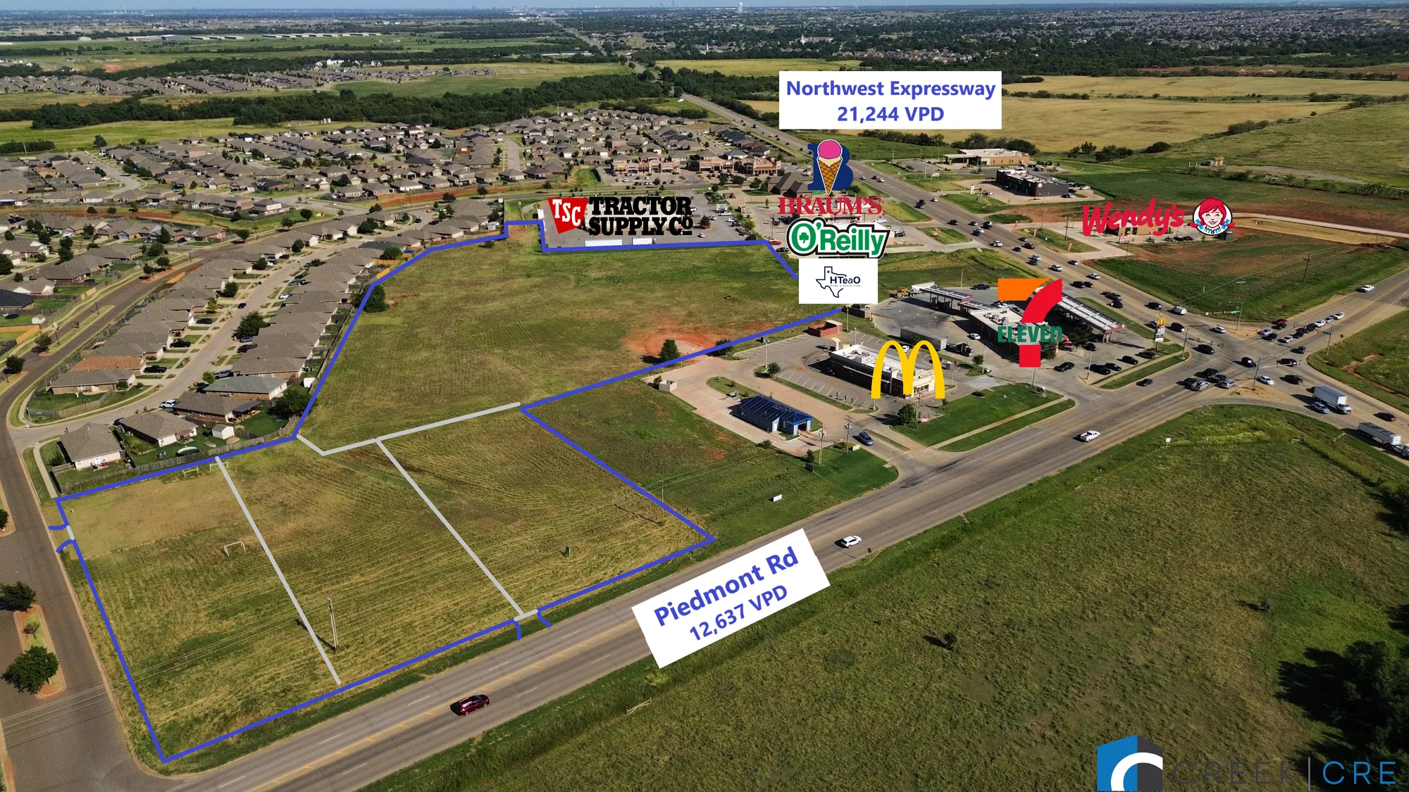 NW Expressway & Piedmont Rd, Yukon, OK for Sale