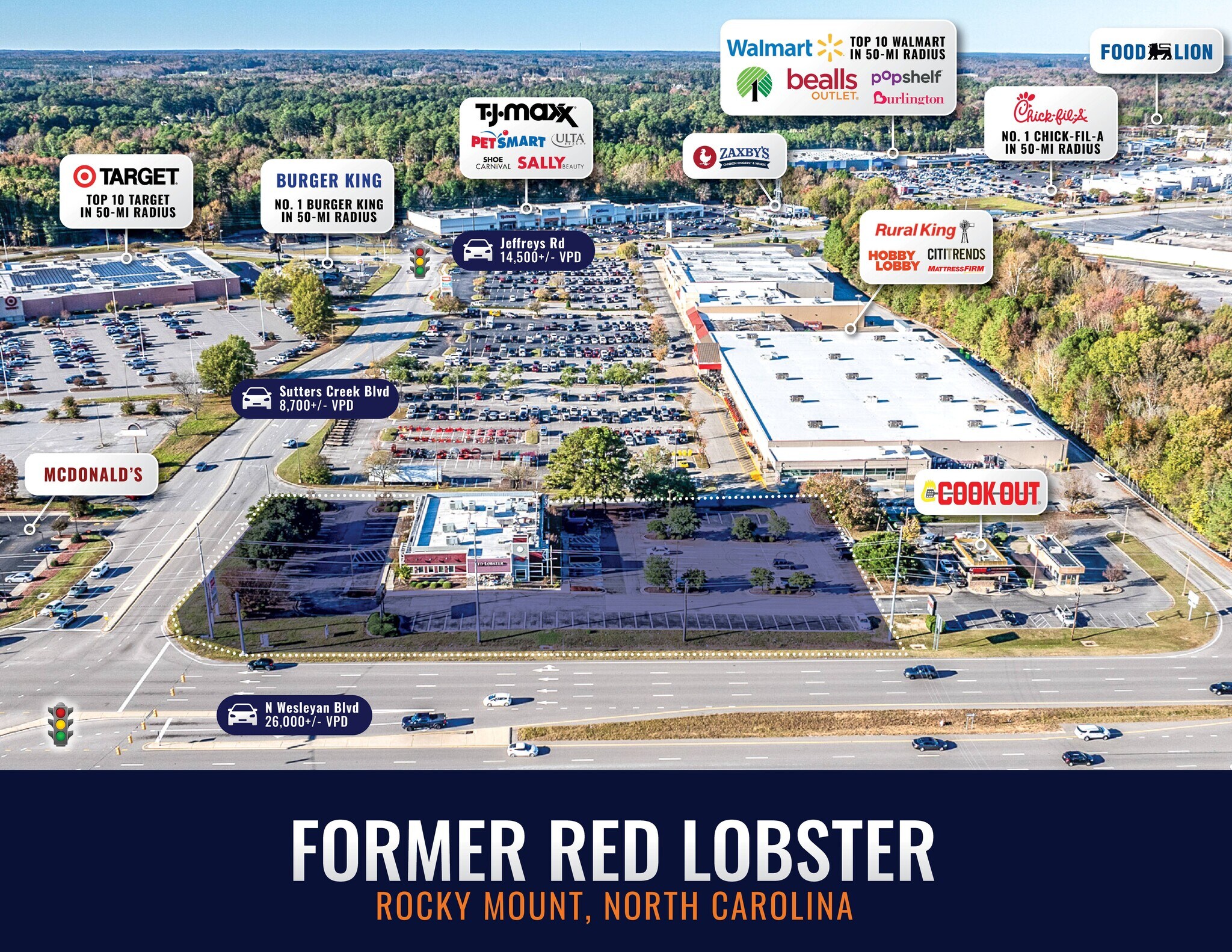 1010 N Wesleyan Blvd, Rocky Mount, NC for Sale