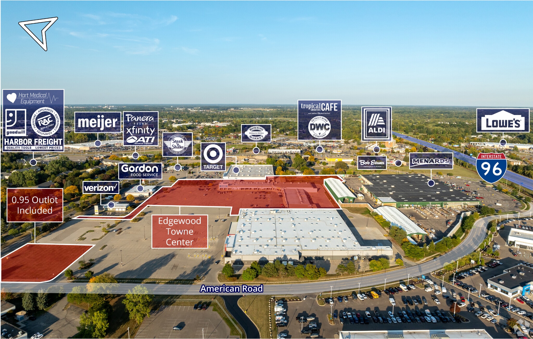 438-462 E Edgewood Blvd, Lansing, MI for Sale