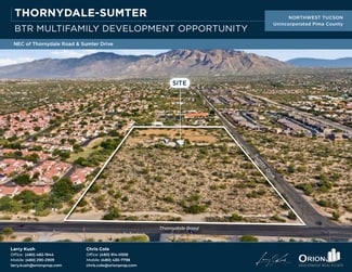 Tucson, AZ Residential - NEC Thornydale Rd & Sumter Dr Tucson, AZ Residential - NEC Thornydale Rd & Sumter Dr