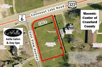 Meadville, PA Commercial Land - Conneaut Lake Road at East View Avenue