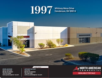 Henderson, NV Warehouse - 1997 Whitney Mesa Dr