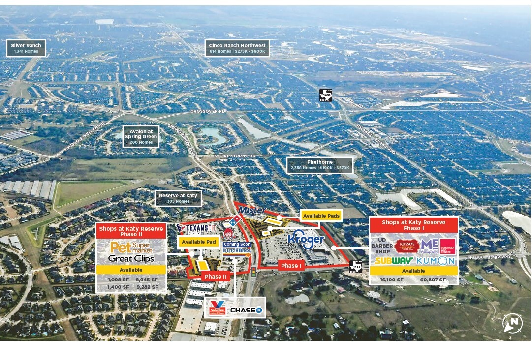 FM 1463 & Spring Green Blvd, Katy, TX for Rent