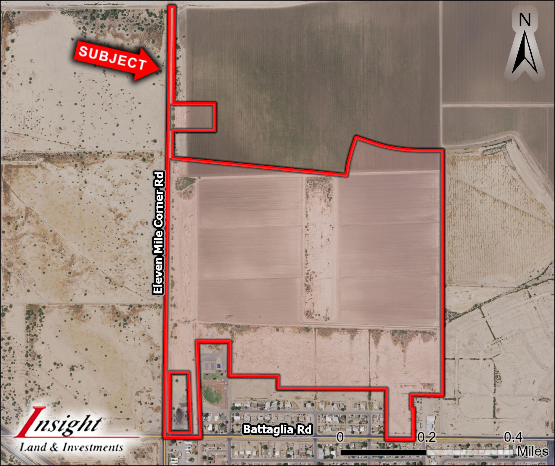 NEC 11 Mile Corner and Battaglia Road, Eloy, AZ for Sale