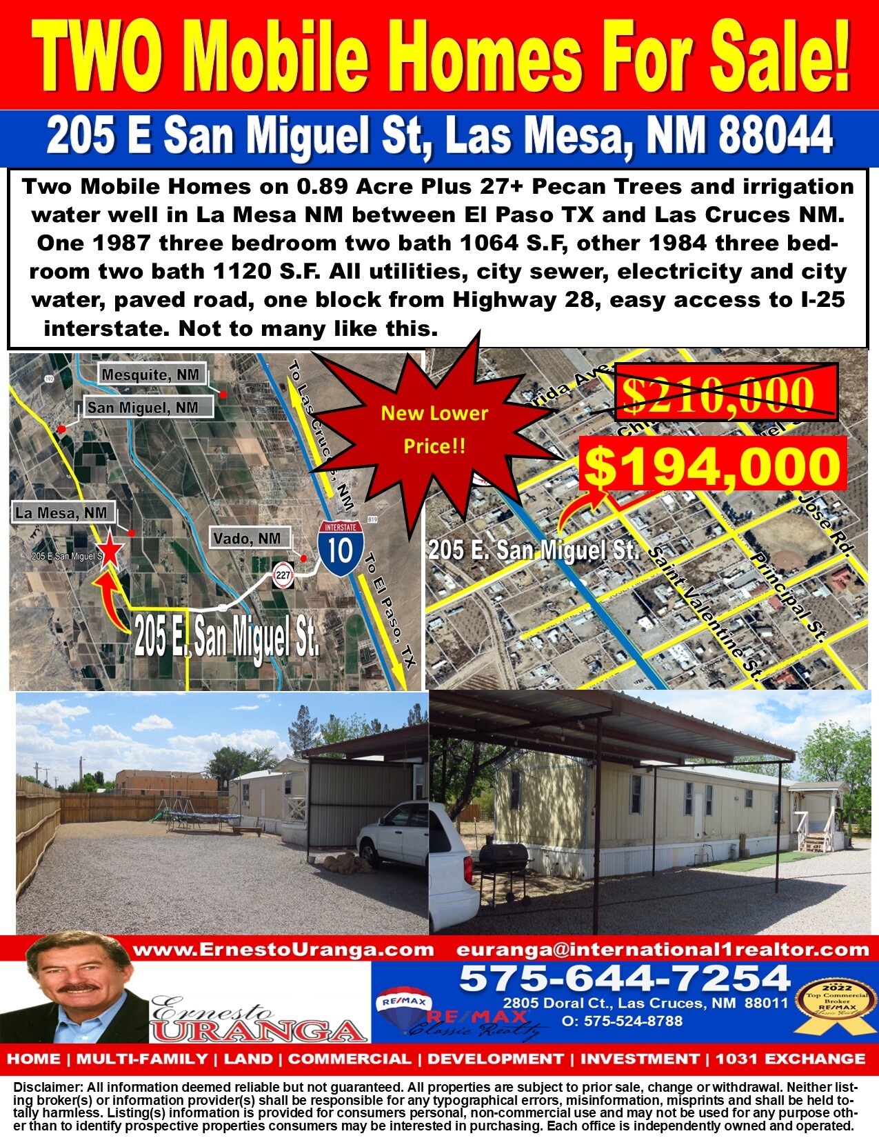 205 San Miguel st, La Mesa, NM for Sale