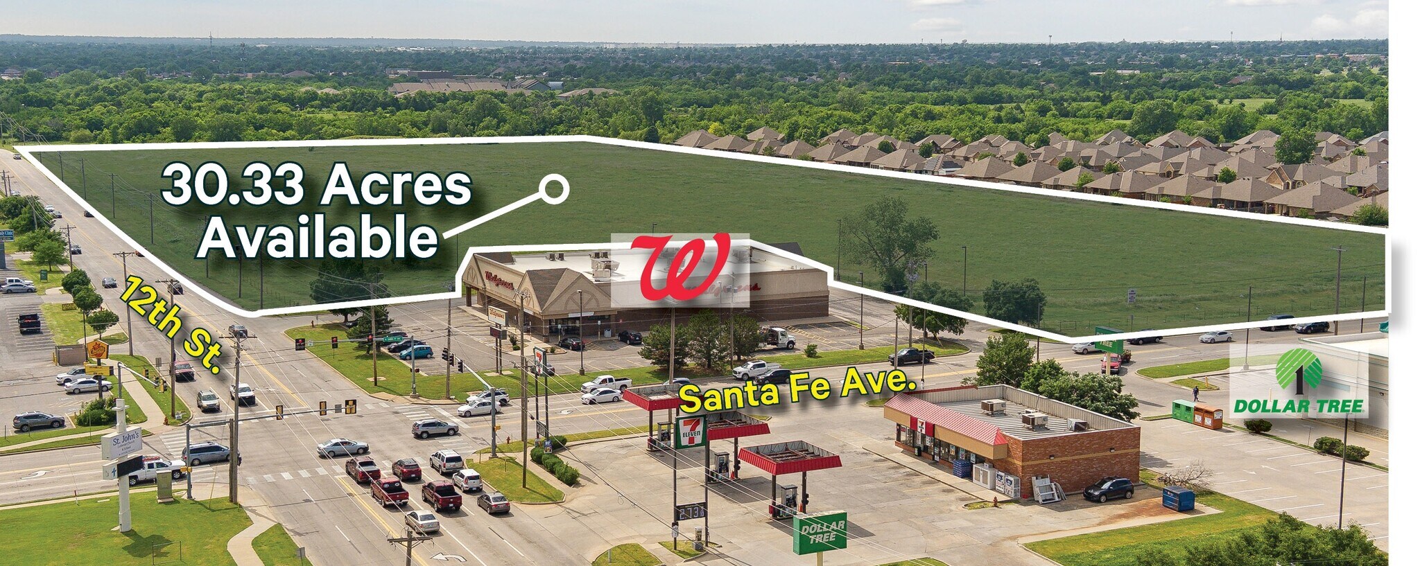 NW 12th St & Santa Fe Ave, Moore, OK for Sale