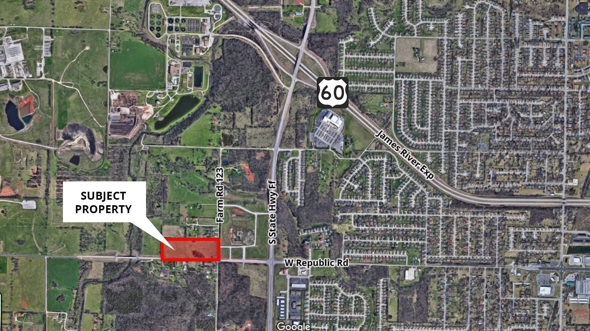 W Republic Rd & Farm Rd 123, Battlefield, MO for Sale