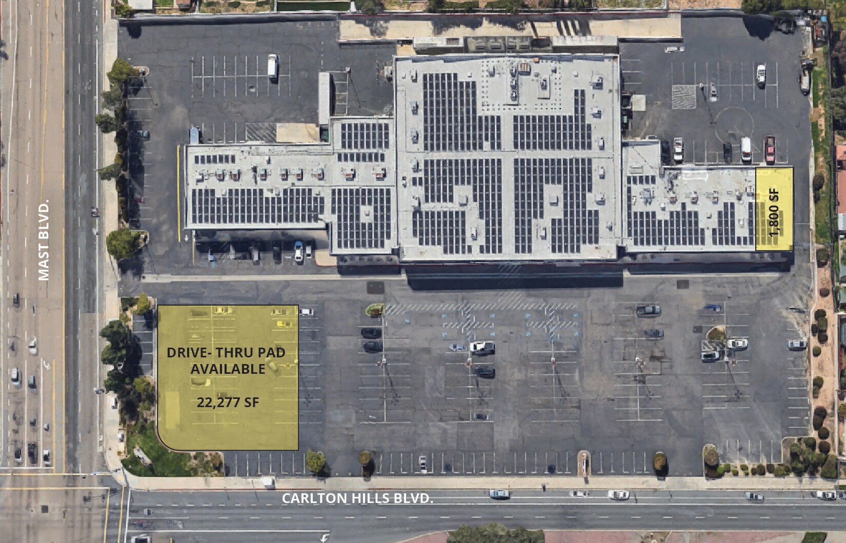 9608-9640 Carlton Hills Blvd, Santee, CA for Rent