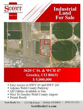 Greeley, CO Industrial Land - 3620 C St. & WCR 47 Greeley, CO Industrial Land - 3620 C St. & WCR 47