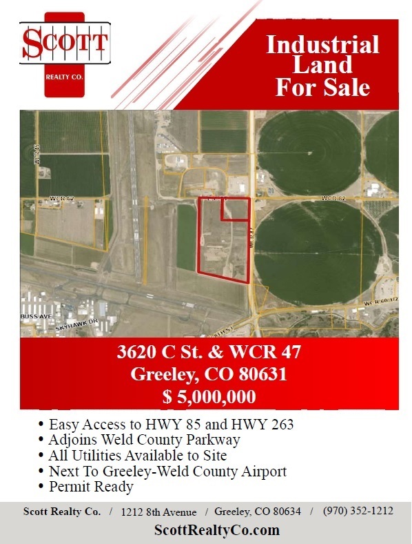 3620 C St. & WCR 47, Greeley, CO for Sale