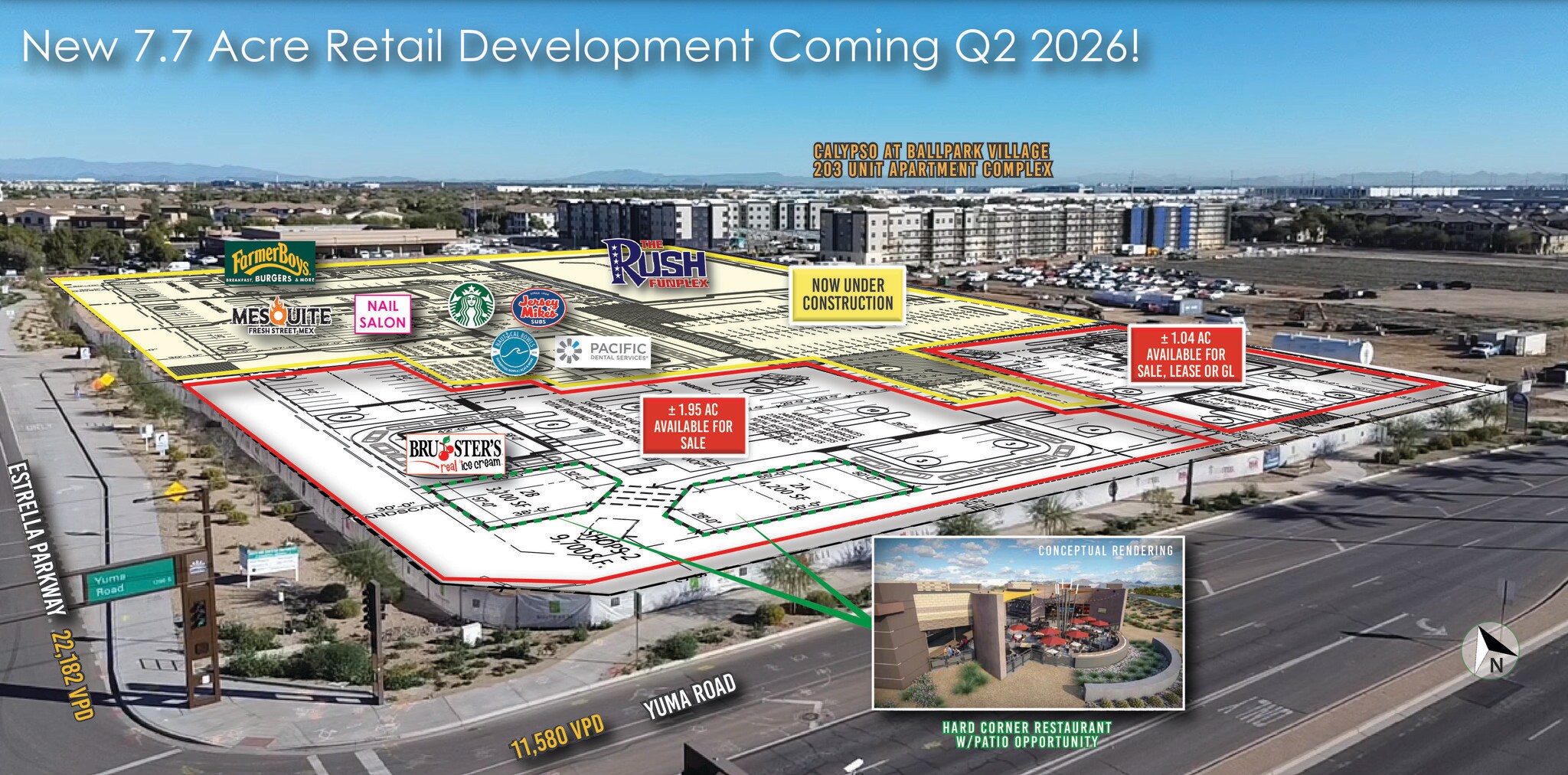 Estrella Pky @ Yuma Road, Goodyear, AZ for Rent