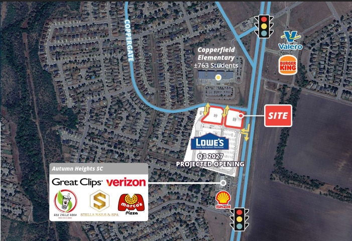 Lowe's Anchored Pad Sites, Converse, TX for Sale