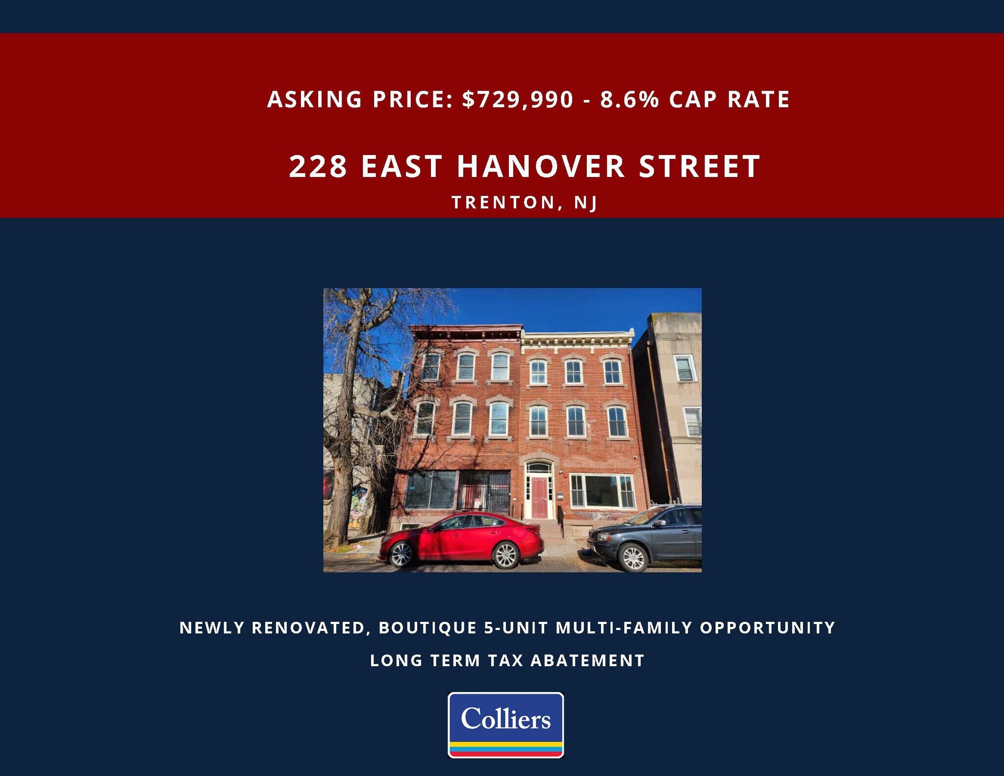 228 E Hanover St, Trenton, NJ for Sale