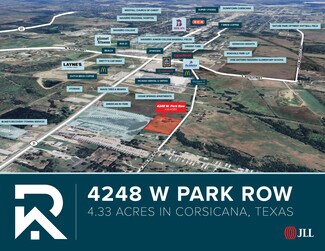 Corsicana, TX Commercial Land - 4248 W Park Row Blvd