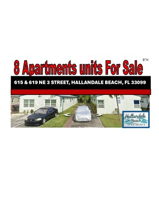 Hallandale Beach, FL undefined - 615 & 619 NE 3 STREET