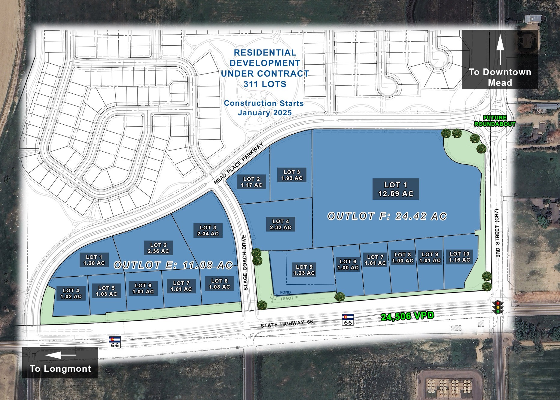 NWC Highway 66 & County Rd 7, Mead, CO for Rent