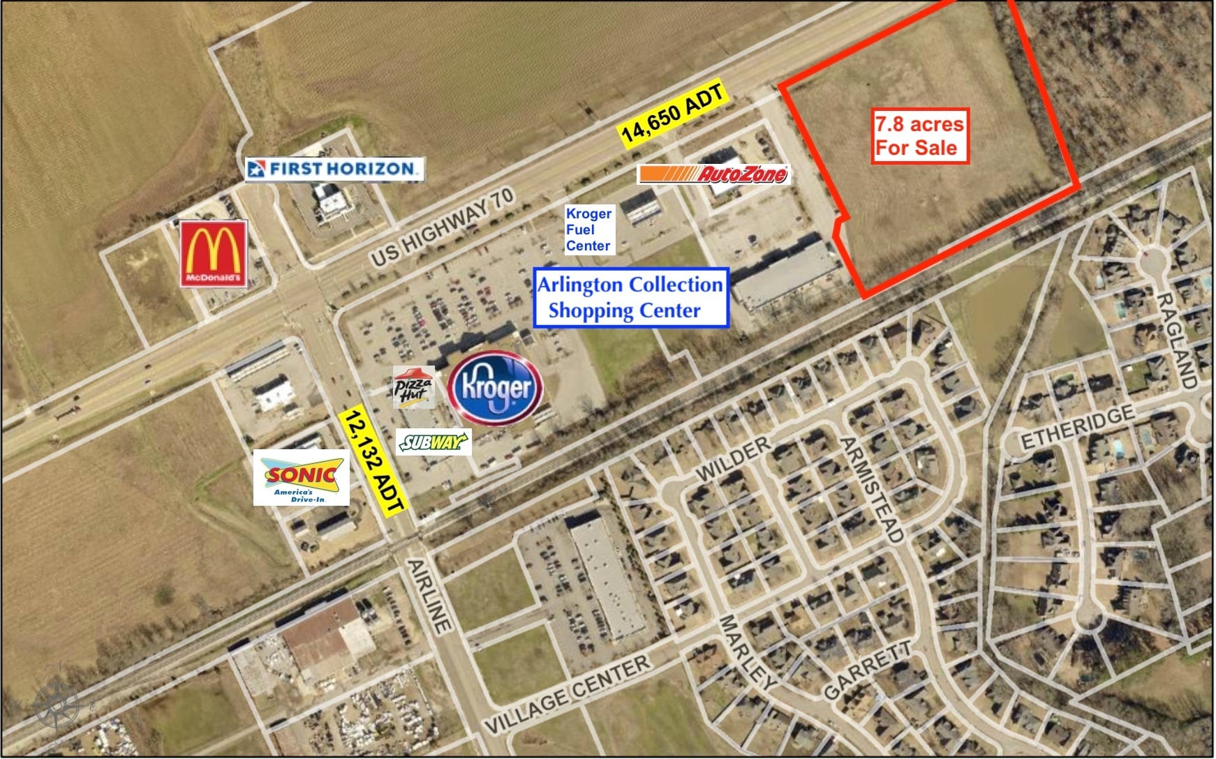 11695 US Highway 70, Arlington, TN for Sale
