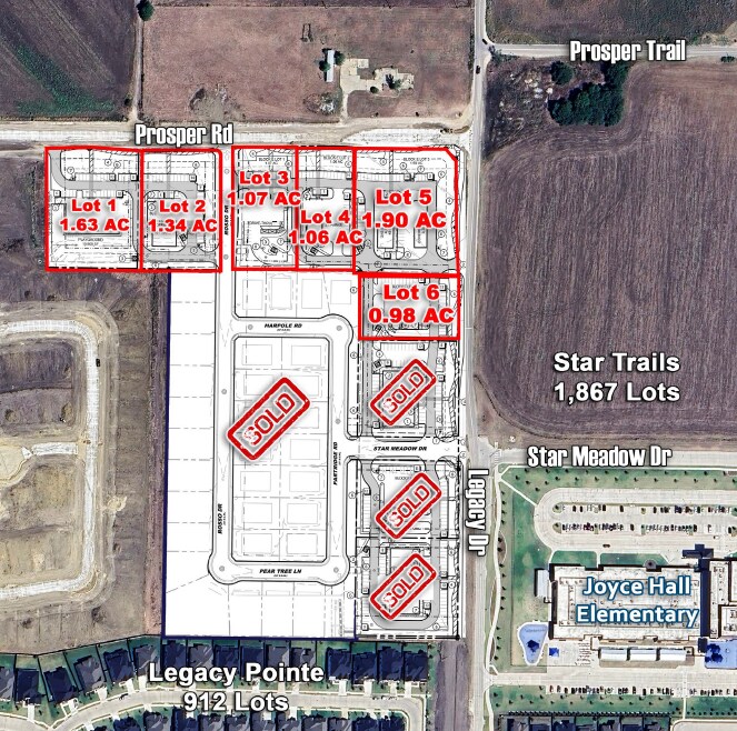 SWC Prosper Trail & Legacy Dr, Prosper, TX for Sale