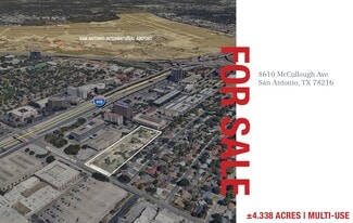 San Antonio, TX Commercial Land - 8610 McCullough Ave