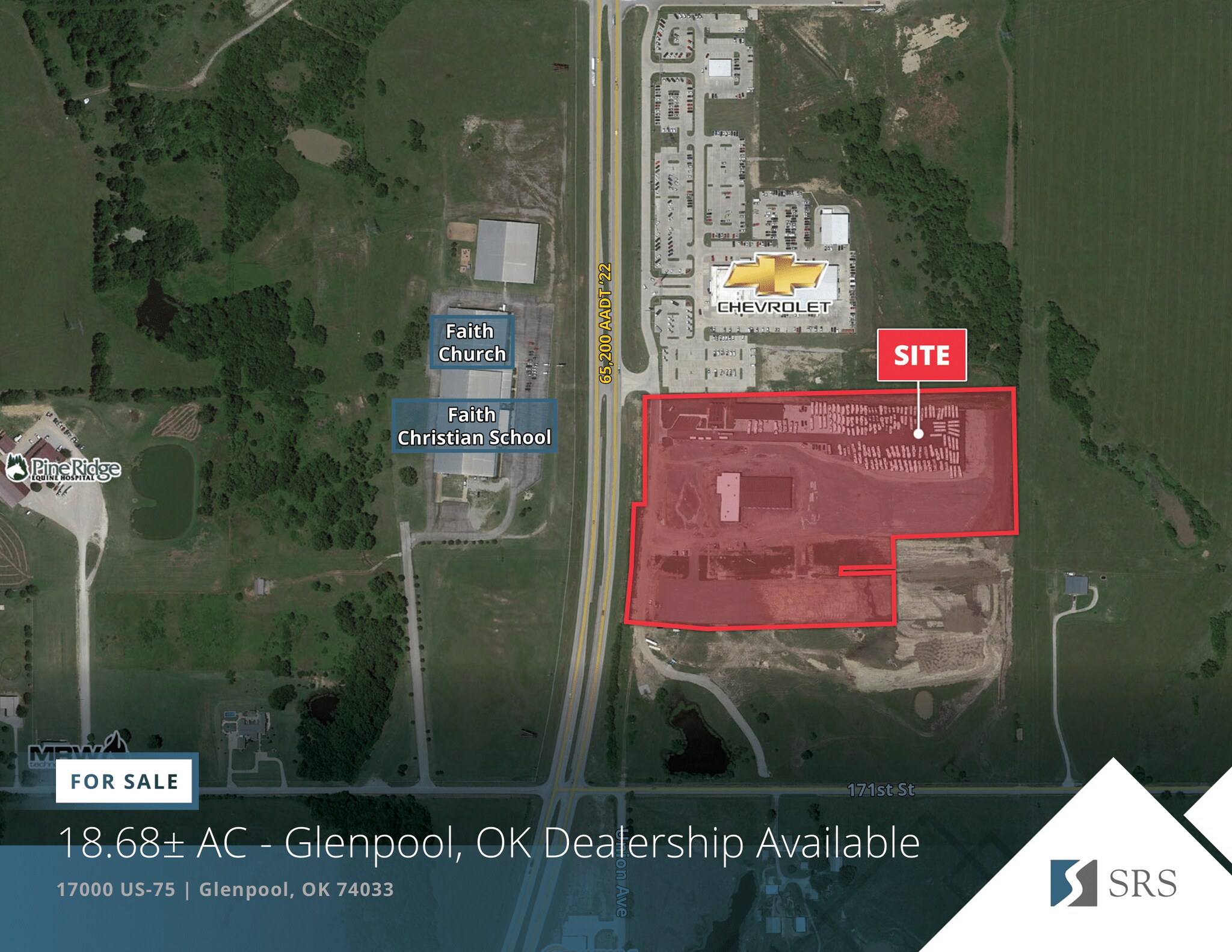 17000 S Highway 75, Glenpool, OK for Sale