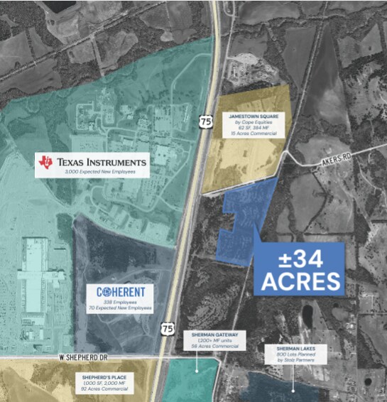 SEQ of US 75 and Akers rd, Sherman, TX for Sale