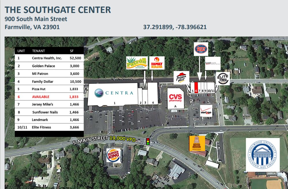 1099 S Main St, Farmville, VA for Rent