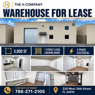 Hialeah, FL Industrial - 230-226 W 24th St Hialeah, FL Industrial - 230-226 W 24th St