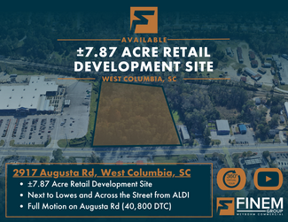 West Columbia, SC Commercial Land - 2917 Augusta Rd