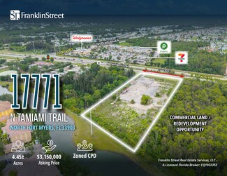 North Fort Myers, FL Commercial Land - 17771 N Tamiami Trl