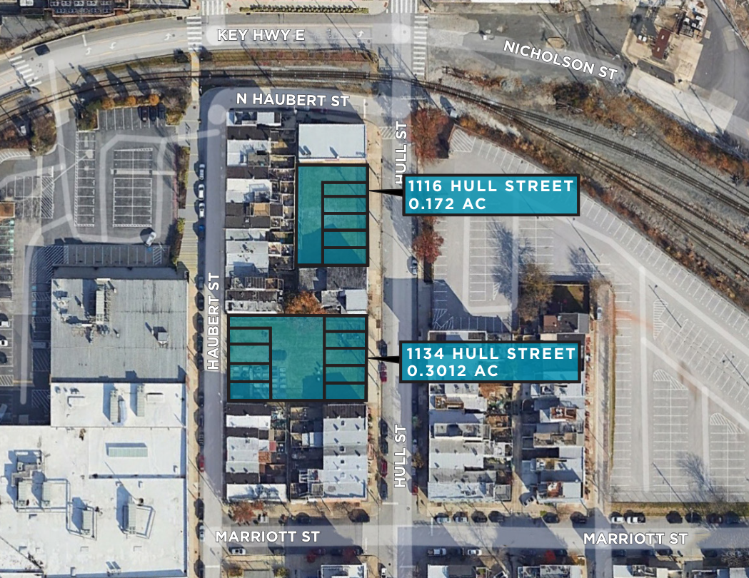 1116 & 1134 Hull St, Baltimore, MD for Sale