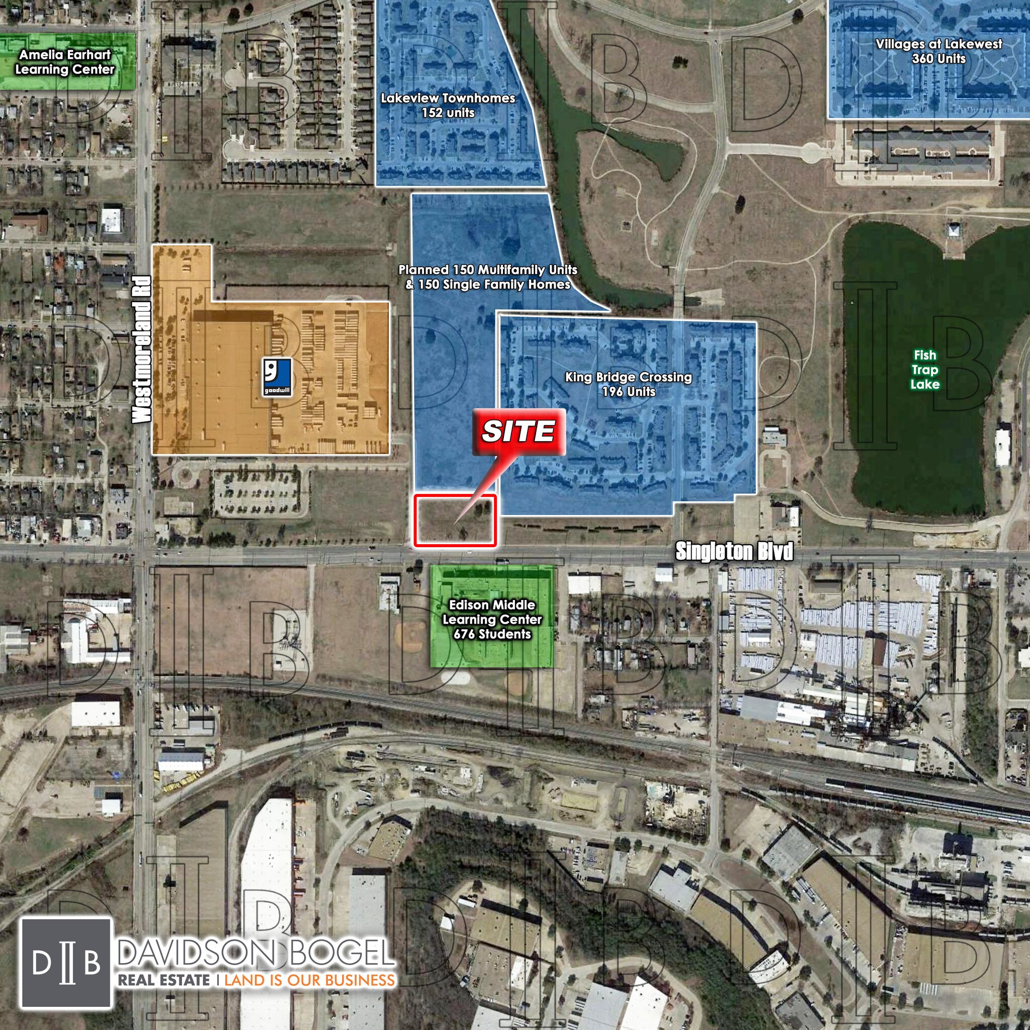 NecSingleton Boulevard & Pointer Dr Dallas, TX 75212 Land Property