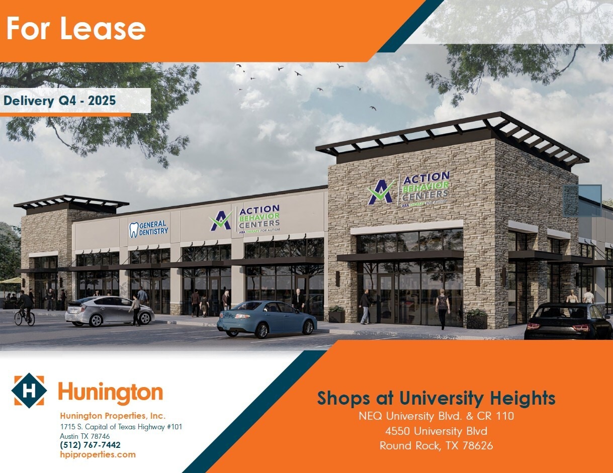4450 University Blvd, Round Rock, TX for Rent