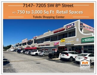 Miami, FL Retail - 7147 SW 8th St Miami, FL Retail - 7147 SW 8th St