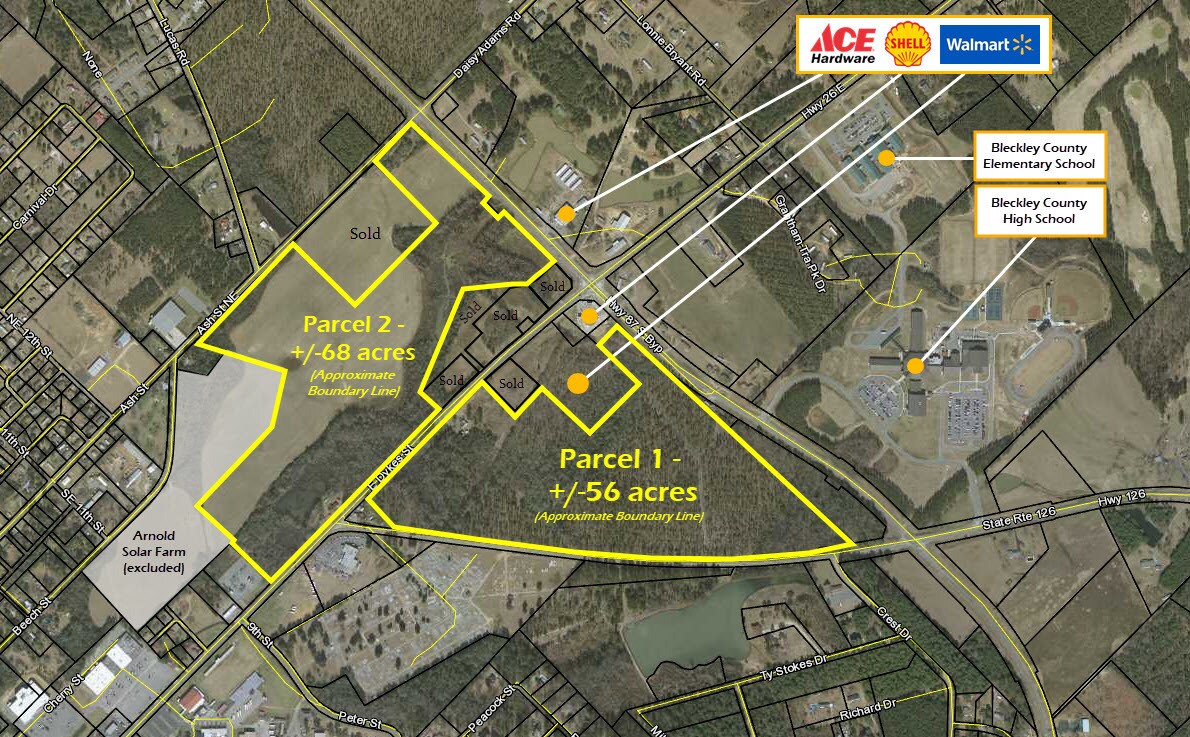 Highway 87 Bypass @ Highway 26, Cochran, GA for Sale
