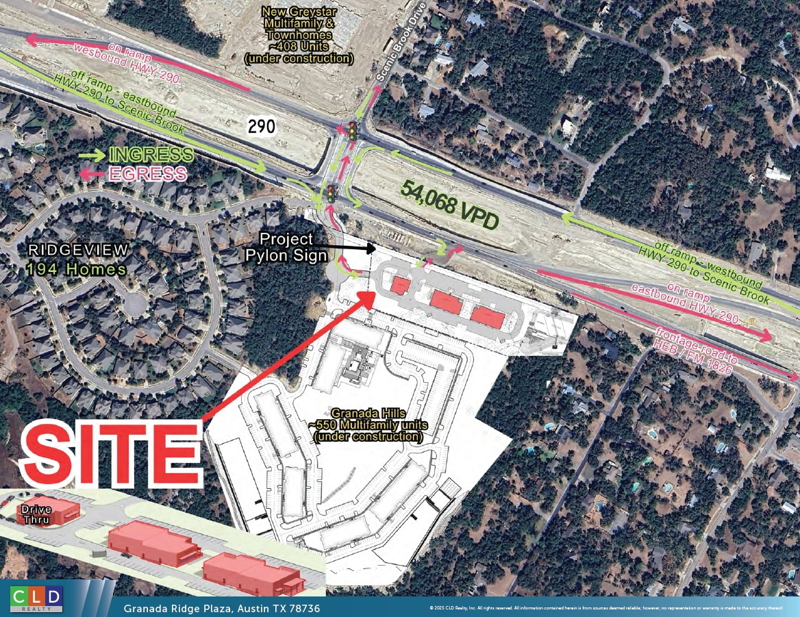 Hwy 290 & Oak Hill Parkway, Austin, TX for Rent