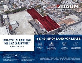 El Segundo and Carlin St - Land for Sale