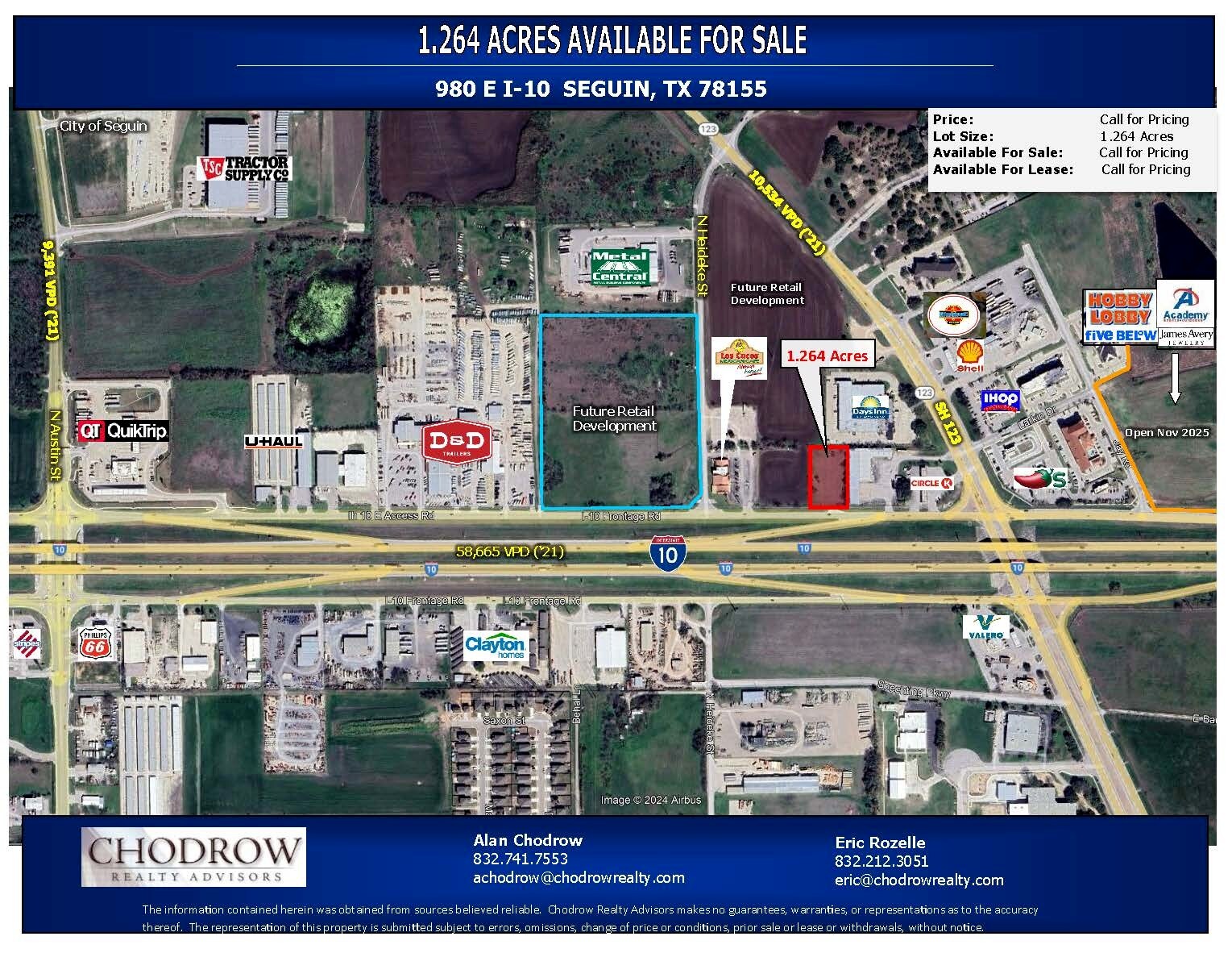 980 E Interstate 10, Seguin, TX for Sale